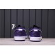 Air Jordan 1 Low Court Purple Purple Black White 553558-500