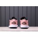 Air Jordan 1 Low Pink Black 553558-034