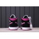 Air Jordan 1 Mid White Black Pink Black white Purple BQ6472-005